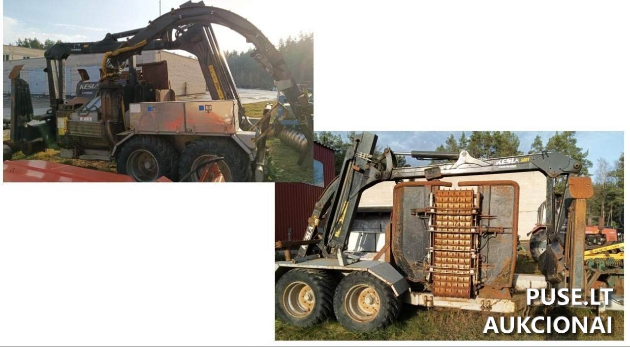 Mobilus malkinės medienos ir kirtimo atliekų smulkintuvas (kapoklė) Kesla C645T  Inv. nr. 31-41390 Kitas turtas 4