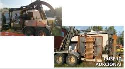 Kitas turtas - Mobilus malkinės medienos ir kirtimo atliekų smulkintuvas (kapoklė) Kesla C645T  Inv. nr. 31-41390
