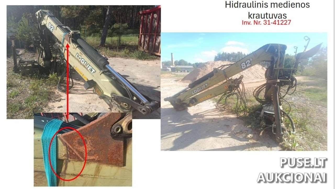 Hidraulinis medienos krautuvas Inv. nr. 31-41227 Kitas turtas 2