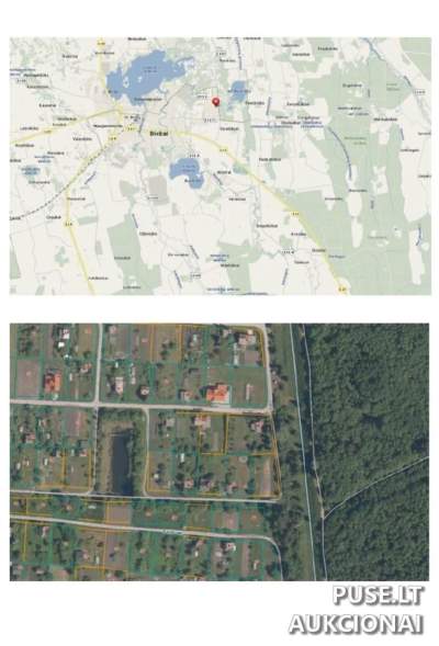 Žemės sklypas Biržuose, Gėlių tak. 37, pradinė kaina 3600 EUR - Antstolių varžytynės