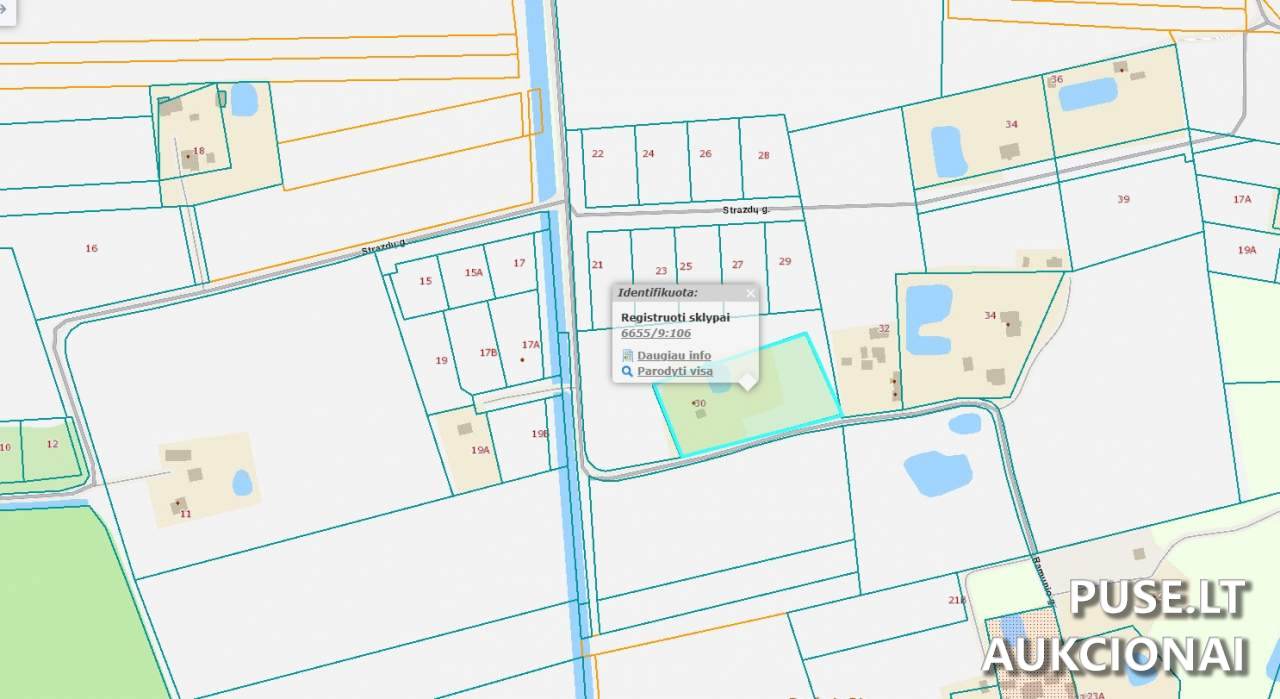 Žemės sklypas Sklypai Paežerio I k., Ramunio g. 30, 38445, Lithuania 1