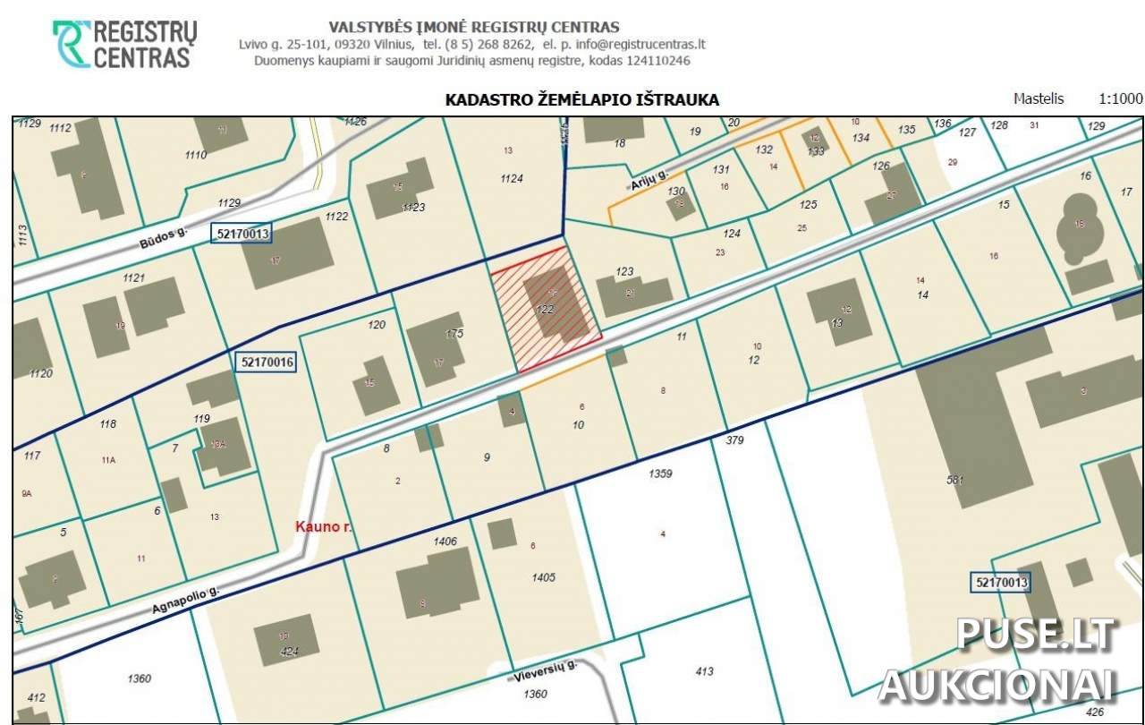 Žemės sklypas Sklypai Agnapolio g. 19, 54440 Kauno r. sav., Lithuania 1