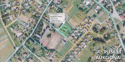 Žemės sklypas Kelmės rajone, Kražių miestelyje, pradinė kaina 1358 EUR