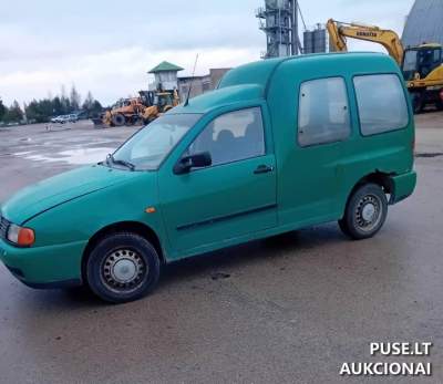 Lengvasis komercinis automobilis VW Caddy aukcione nuo 250 EUR