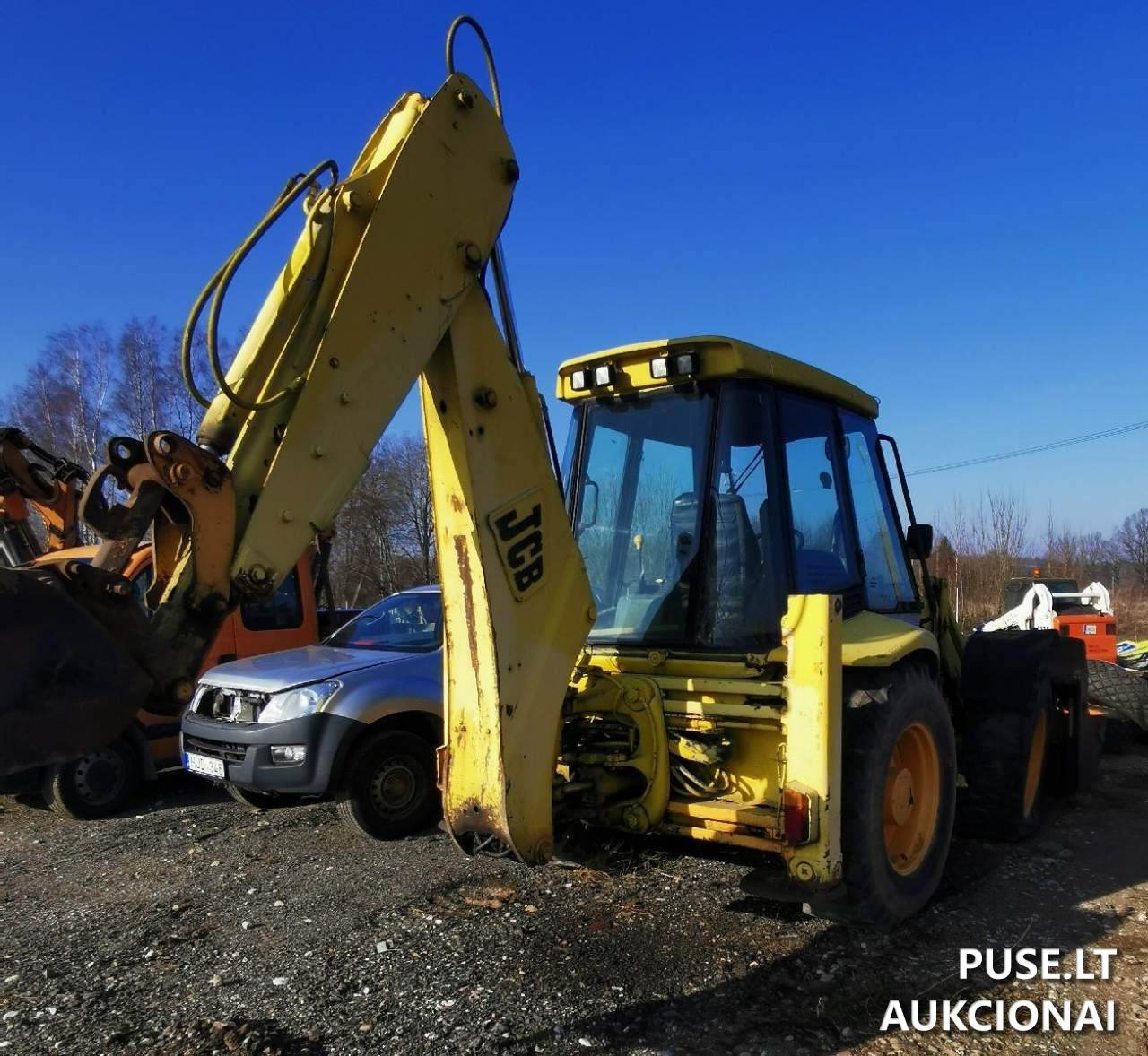 Ekskavatorius  krautuvas JCB 4 CX Traktoriai, savaeigės mašinos, priekabos, puspriekabės 1