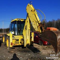 Traktoriai, savaeigės mašinos, priekabos, puspriekabės - Ekskavatorius  krautuvas JCB 4 CX