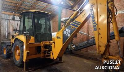 Ekskavatorinis krautuvas Komatsu WB97R-2 parduodamas aukcione nuo 4000 EUR