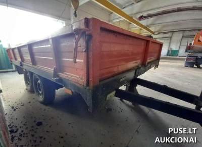 Dviašė priekaba 4-2.6S bazaltas 1999 m. parduodama aukcione nuo 500 EUR