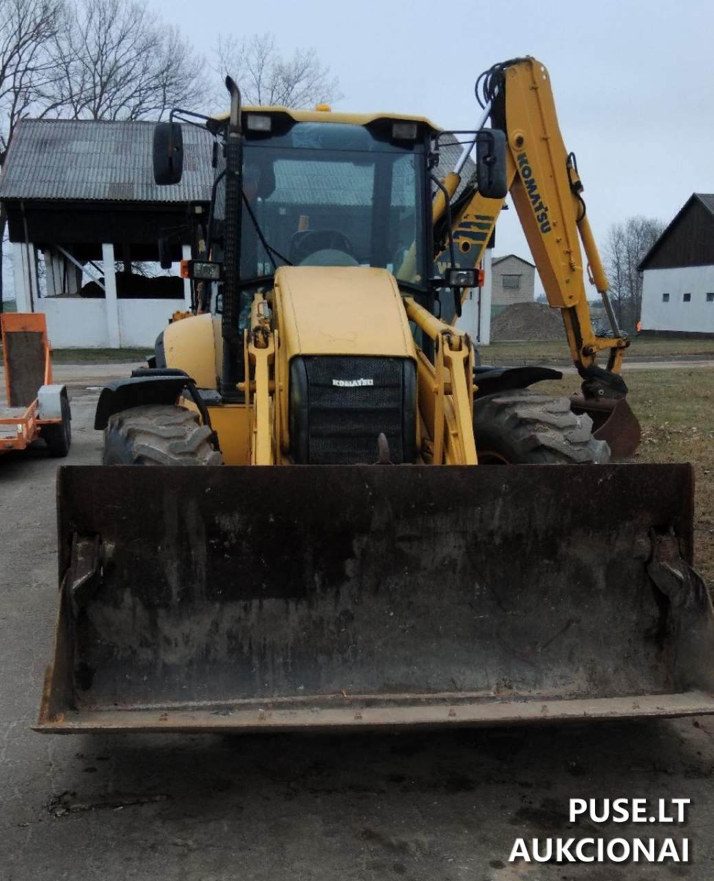 Ekskavatorius Komatsu WB97S  70,1kw Traktoriai, savaeigės mašinos, priekabos, puspriekabės 1