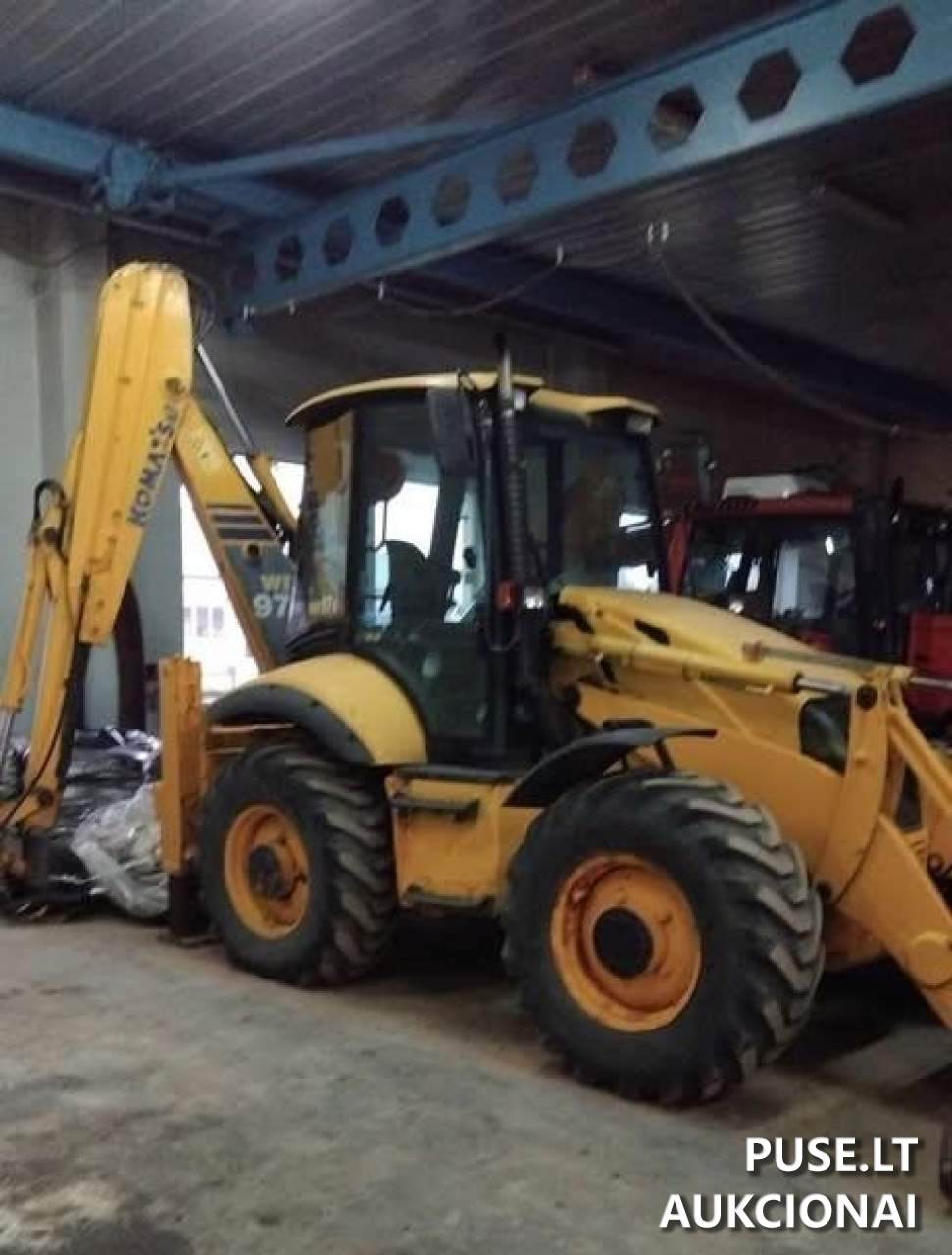 Ekskavatorius Komatsu WB97S  70,1kw Traktoriai, savaeigės mašinos, priekabos, puspriekabės 2