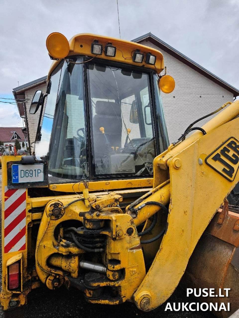 Ekskavatorinis krautuvas JCB4CX Traktoriai, savaeigės mašinos, priekabos, puspriekabės 1