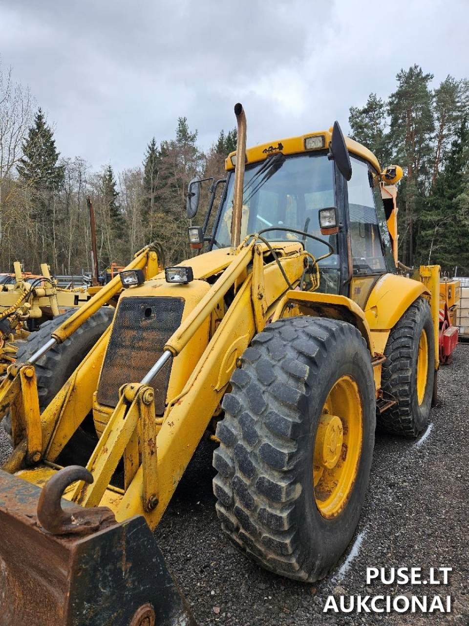 Ekskavatorinis krautuvas JCB4CX Traktoriai, savaeigės mašinos, priekabos, puspriekabės 4