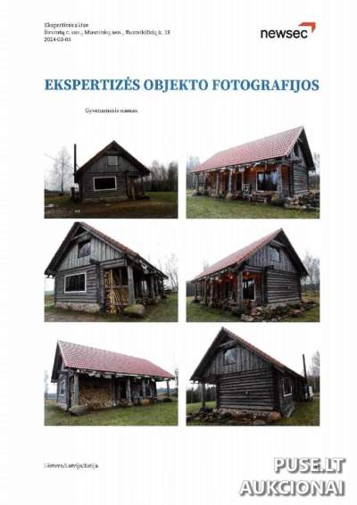 Gyvenamasis namas Širvintų rajone, Rusteikiškių kaime, parduodamas aukcione nuo 92000 EUR