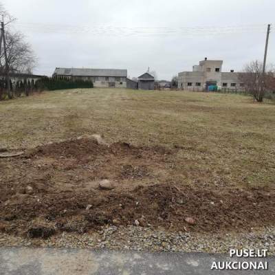 Valstybinis žemės sklypas Šilutės r. sav., Švėkšnos miestelyje, Žemaitės g. 13, pradinė kaina 10095 EUR