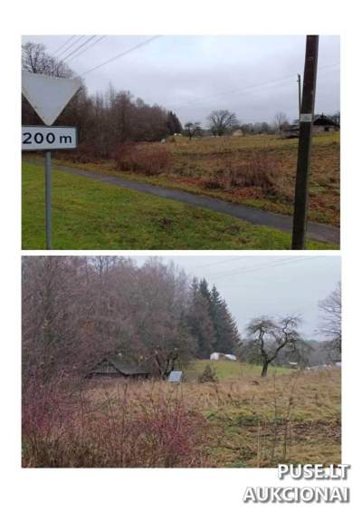 Žemės sklypas Zarasų r. sav., Baibių k., Ežero g. 2, gyvenamajai statybai, 0.2365 ha, pradinė kaina 14080 EUR