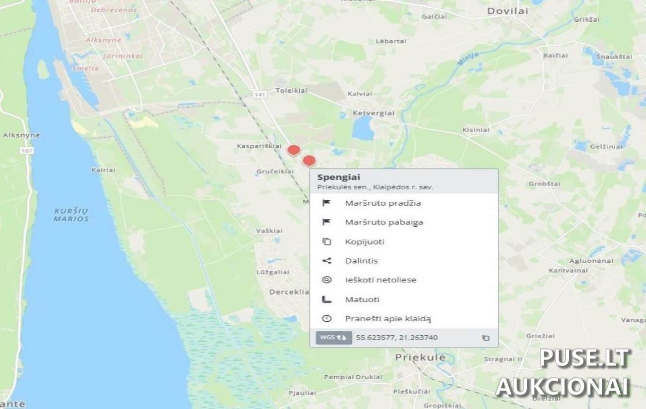Žemės sklypas Sklypai Spengių g., Gručeikiai, Klaipėdos r. sav., Lithuania 1