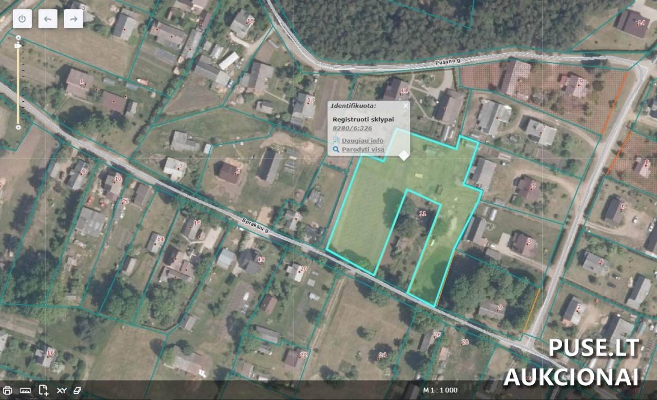 Žemės sklypas Sklypai Vyžuonos, Utena District Municipality, Lithuania 2