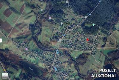 Žemės sklypas Utenos rajone, Vyžuonų miestelyje, 400 EUR pradinė kaina