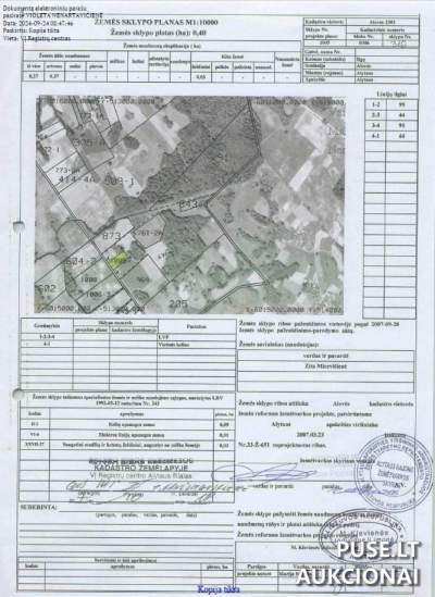Žemės ūkio paskirties sklypas Alytaus rajono savivaldybėje 0.4000 ha 1920 EUR