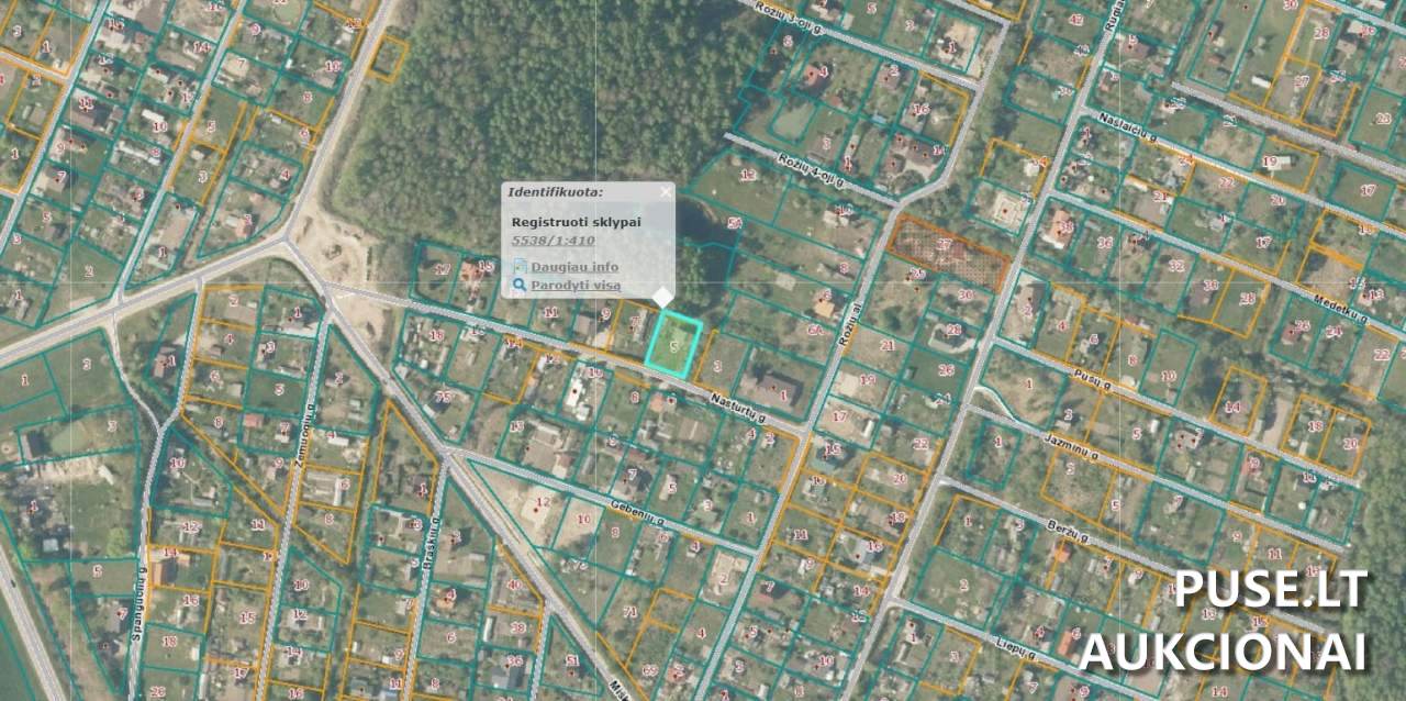 Žemės sklypas Sklypai Nasturtų g. 5, 96179 Vaiteliai, Lithuania 15