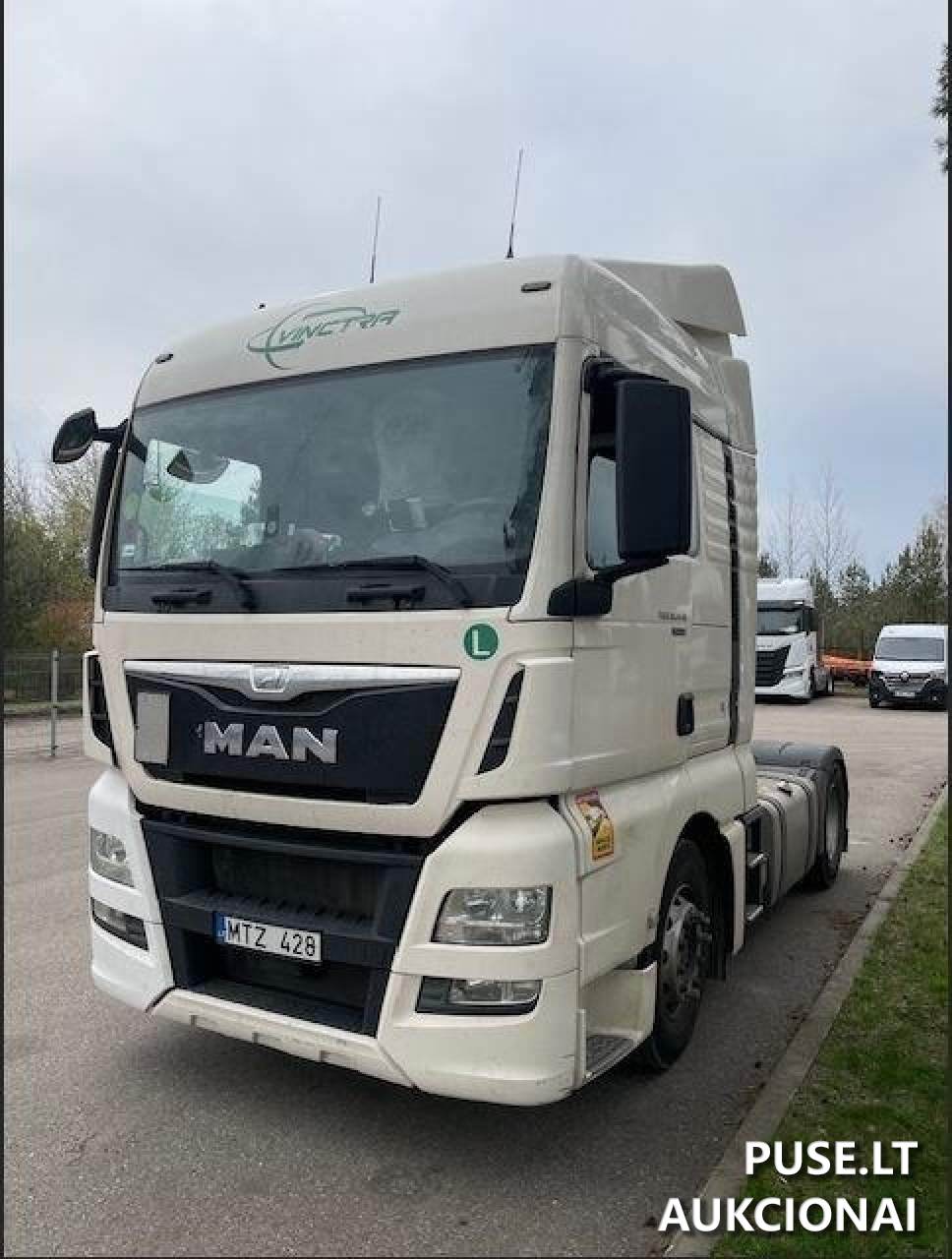Puspriekabių vilkikas MAN TGX 18.440 Balninis vilkikas 4