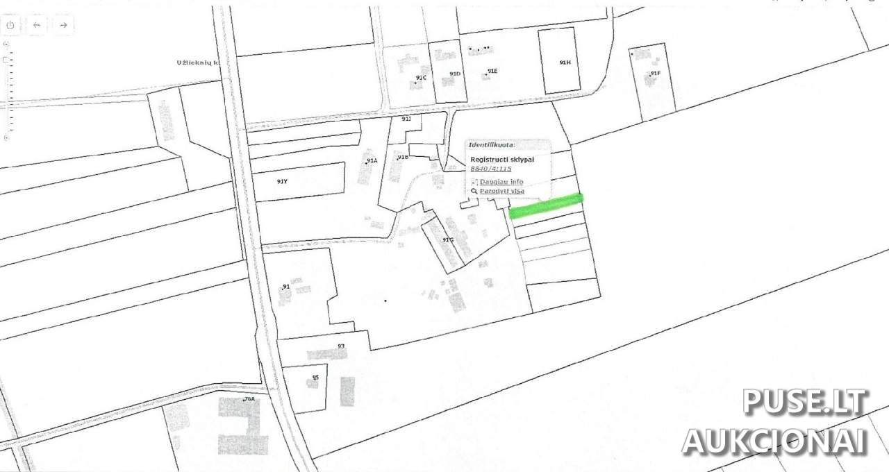 Žemės sklypas Sklypai Užliekniai, 99336 Šilutės r. sav., Lithuania 1