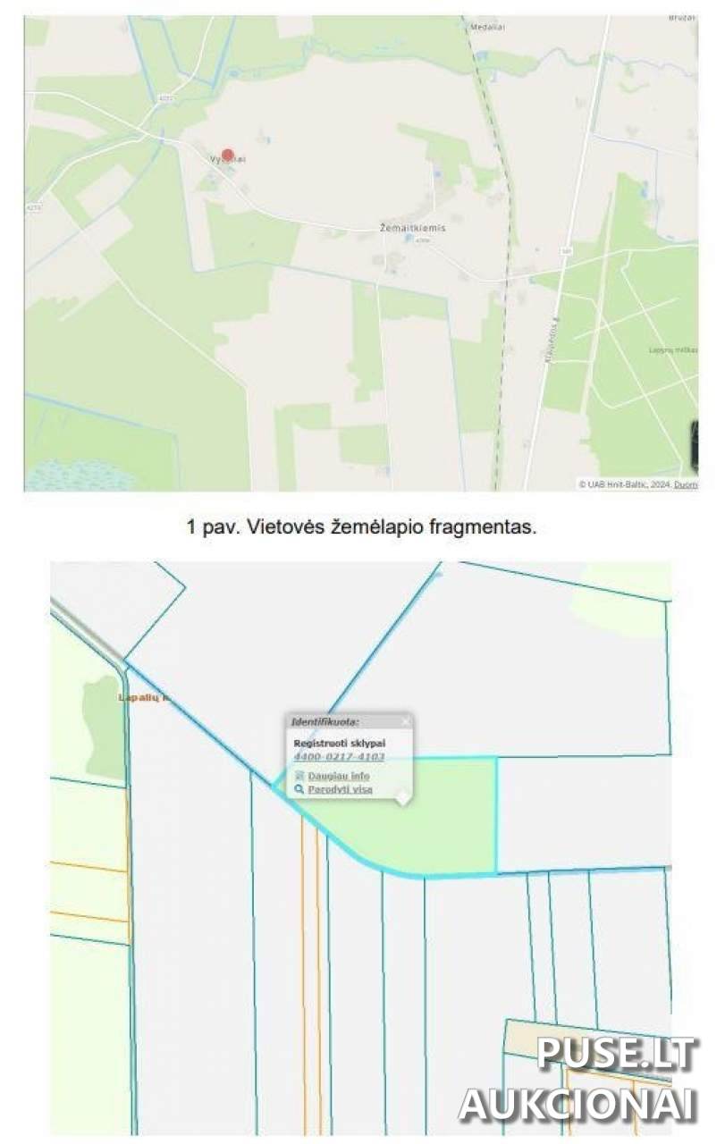 Žemės sklypas Sklypai Vytulių k., 99406 Šilutės r. sav., Lithuania 2