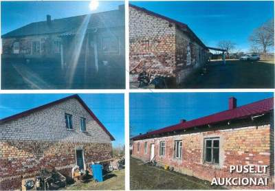 Parduodamas 1/1 dalis buto Šilutės rajone, Pašyšiuose, pradinė kaina 4608 EUR