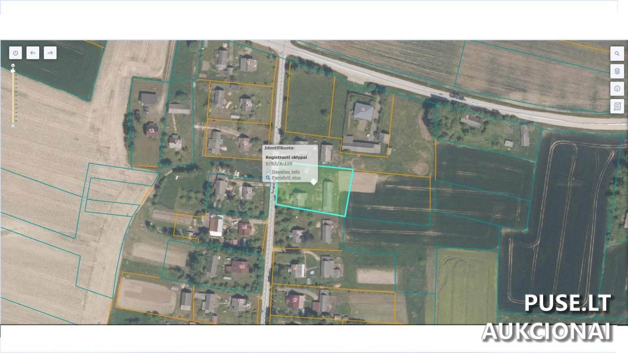 Žemės sklypas Sklypai Tuopų gatvė 23, 39294 Saboniai, Lithuania 1