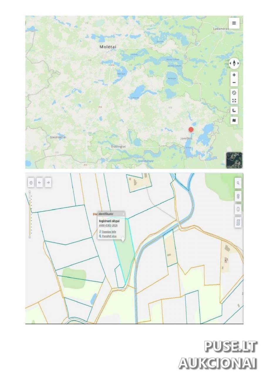Žemės sklypas Sklypai Molėtai District Municipality, Lithuania 2