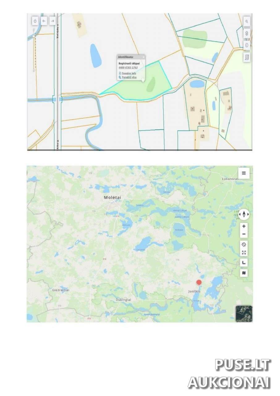 Žemės sklypas Sklypai Molėtai District Municipality, Lithuania 2