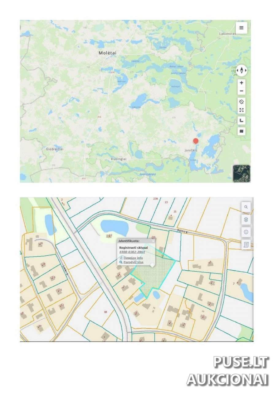 Žemės sklypas Sklypai Molėtai District Municipality, Lithuania 2