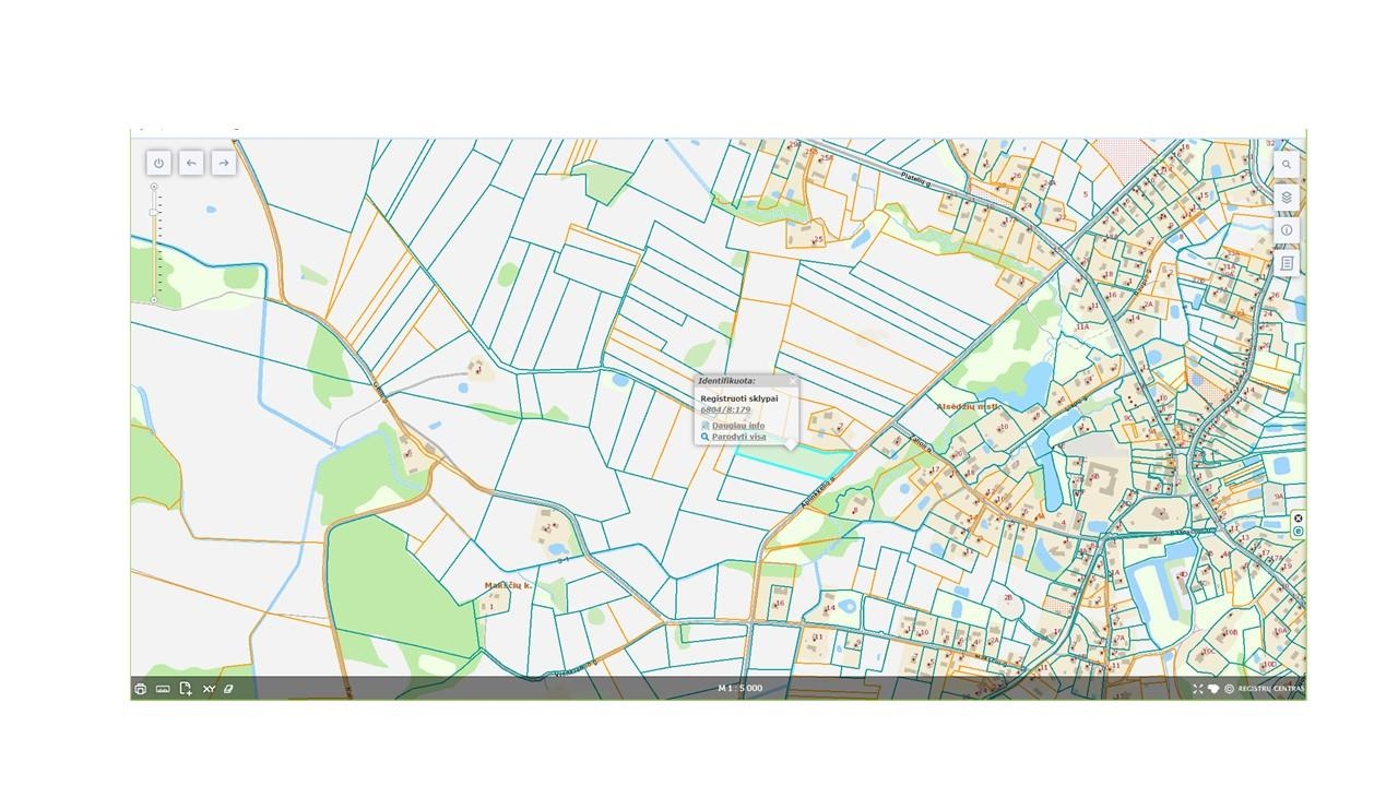 Žemės sklypas Sklypai Alsėdžiai, Plungė District Municipality, Lithuania 1