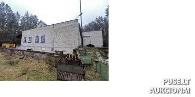 Gamybinis pastatas Vilniaus rajone, Liepių kaime, 1619 kv.m, pradinė kaina 131400 EUR