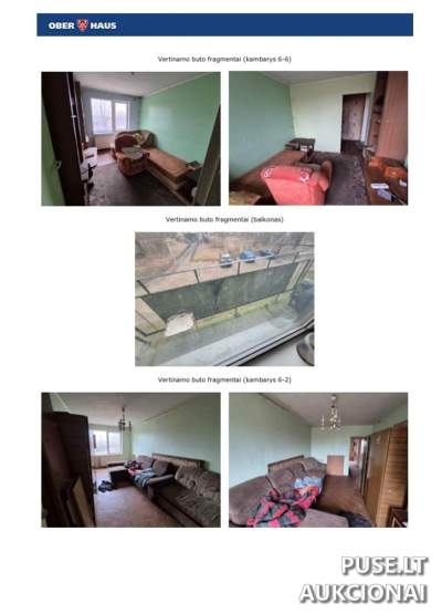 Nedidelis 48 kv.m butas Sugintų kaime, Šilutės rajone, pradinė kaina 3400 EUR