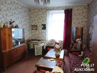 Butas Kybartuose, J. Basanavičiaus g. 12, pradinė kaina 1260 EUR, bendras plotas 33.71 kv.m