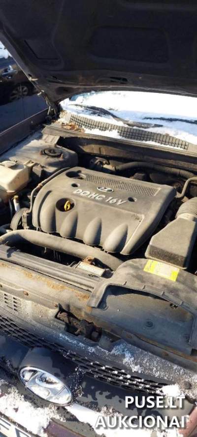 Greitasis Hyundai Sonata 2008 m. keleivinio automobilio aukcionas Vilniuje nuo 420 EUR