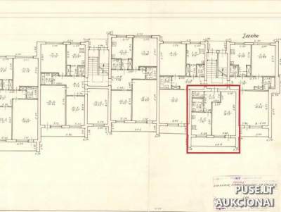 Parduodamas 34.61 kv.m butas su rūsiu Šiaulių rajone, Ginkūnuose, pradinė kaina 36500 EUR