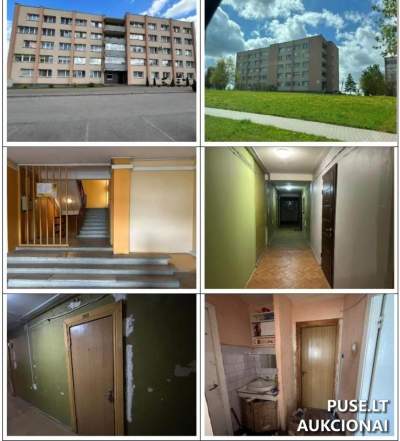 Nekilnojamojo turto dalis Kelmėje J. Janonio g. 13 su rūsiu 5990 EUR: 2/3 dalies aukcionas