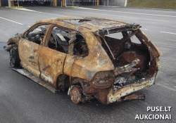 Kitas turtas - sudegęs Porche Cayenne