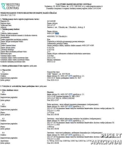 Žemės sklypai Jonavos rajone, Užusalių kaimo ribose, pradinė kaina 4400 EUR