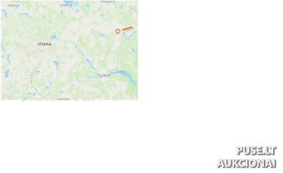 Žemės ūkio paskirties žemės sklypo dalis (120/509) Utenos r. sav., Gaidžių k., Vakarės g. 4, pradinė kaina 3540 EUR