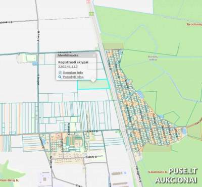 Žemės sklypas Kauno rajone, Muniškių kaimo vietovėje, pradinė kaina 107690 EUR