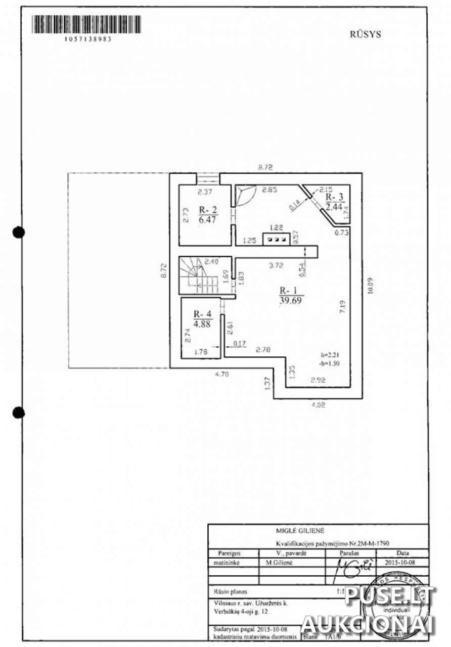 Gyvenamasis namas Pastatai Verbiškių 4-oji g. 12, 15140 Užuežerė, Lithuania 4