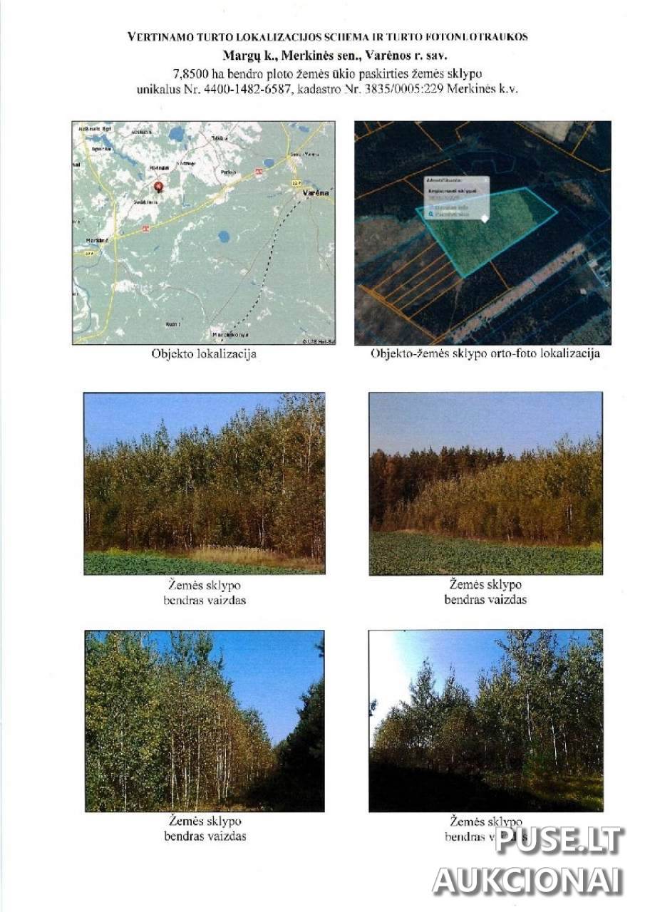 Žemės sklypas Sklypai Varėna District Municipality, Lithuania 2