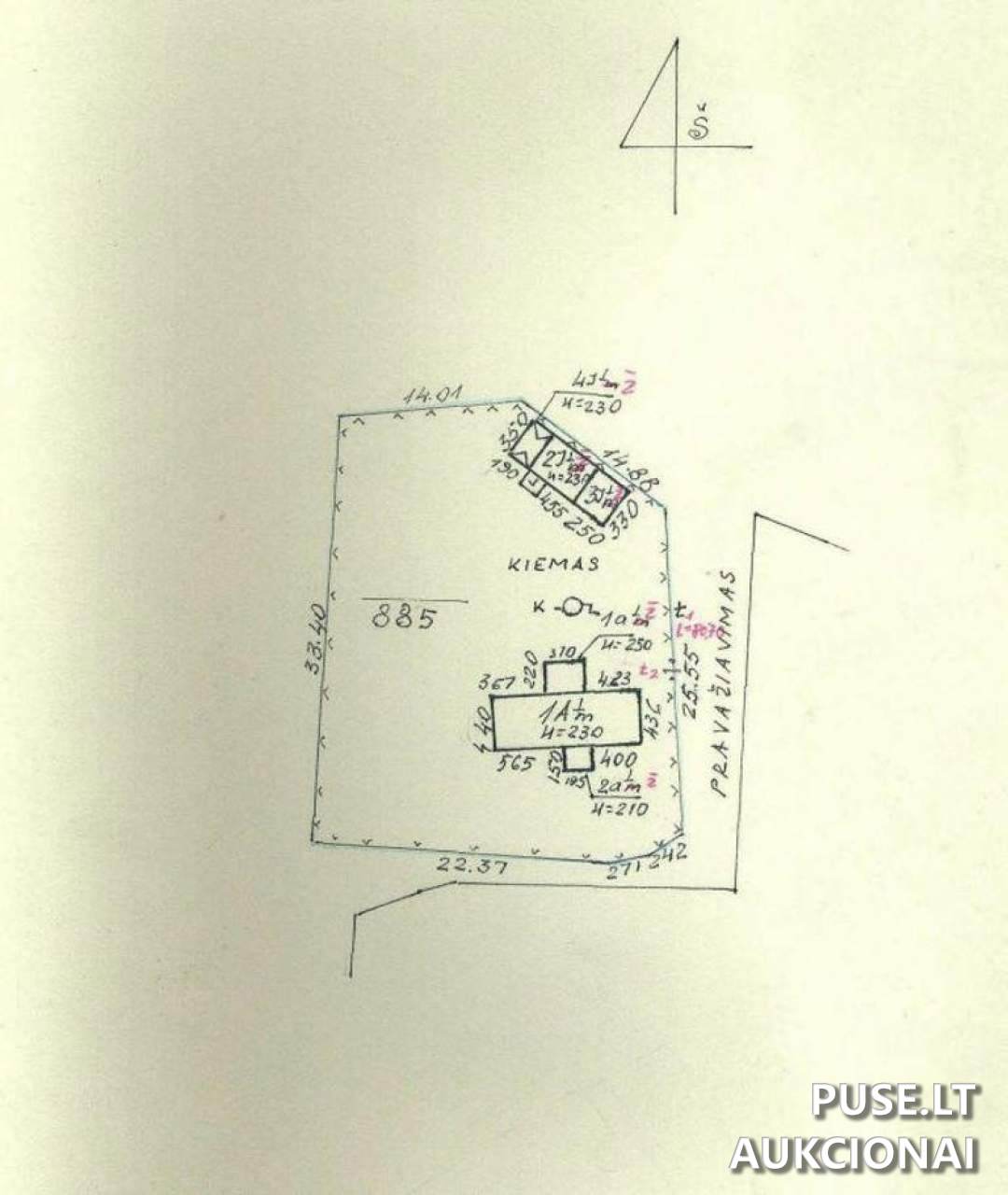 Gyvenamasis namas Pastatai Sandėlių g. 6, Mažeikiai, 89230 Mažeikių r. sav., Lithuania 1