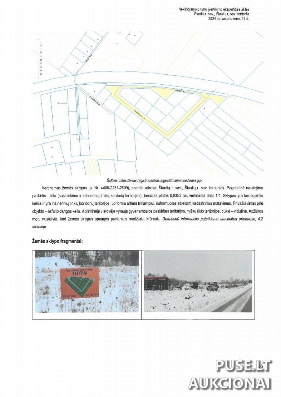 Žemės sklypas Sklypai Šiauliai District Municipality, Lithuania 1