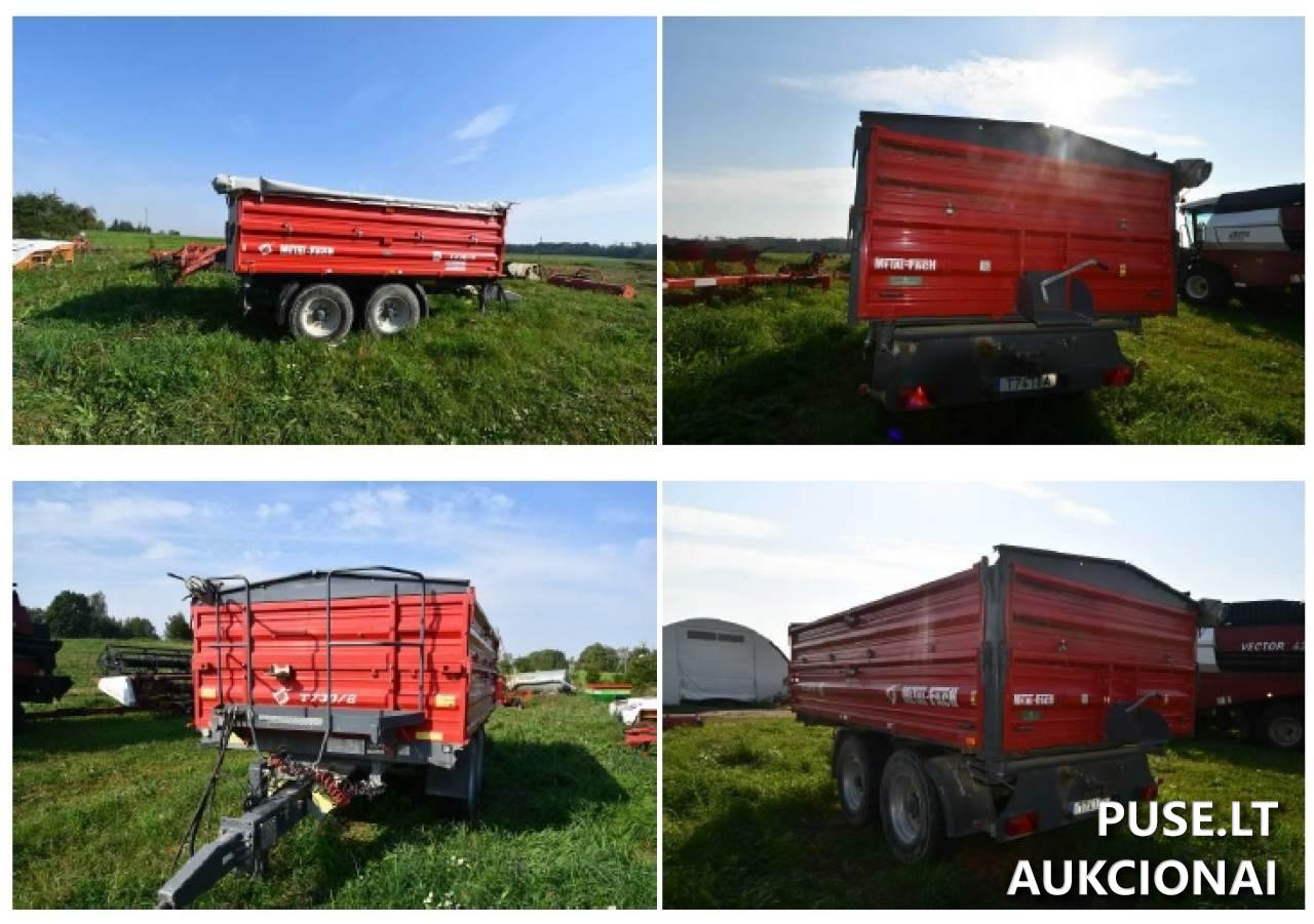 Traktoriaus puspriekabė Metal Fach T730/2 Traktoriai, savaeigės mašinos, priekabos, puspriekabės 2