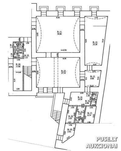 Nuomojamos maitinimo patalpos Vilniuje, Žygimantų g. 2, 193 kv.m, pradinė kaina 0 EUR