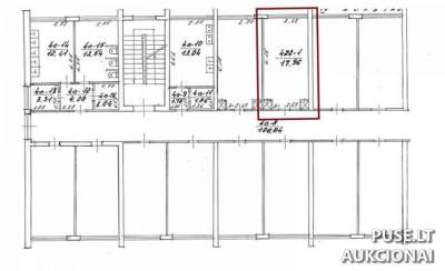 Butas Alytuje Vingio g. 7-420, parduodamas viešame aukcione, pradinė kaina 2200 EUR
